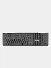 Клавиатура проводная Defender Element USB RU, черный, полноразмерная