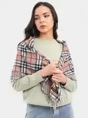 Карамельный платок в клетку