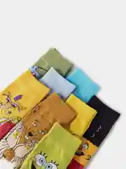Носки из мультфильмов, 7 видов (Эй, Арнольд, Черепашки-Ниндзя, Спанч Боб)