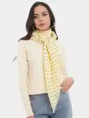 Желтый платок в горошек