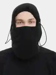 Угольный балаклава - бандана флисовая, на подтяжках