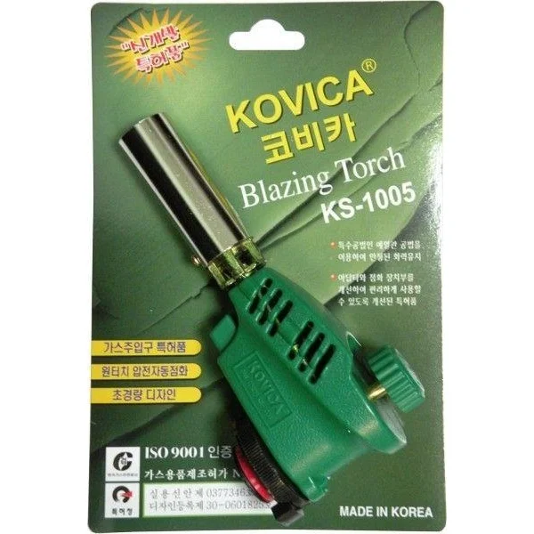Газовая горелка с пьезоподжигом KOVICA KS-1005 КОРЕЯ