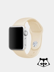 Ремешок на часы Apple Watch силиконовый с накладкой