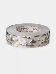 Серебряный обмотка для обруча с подкладкой 3D Bubble, Indigo
