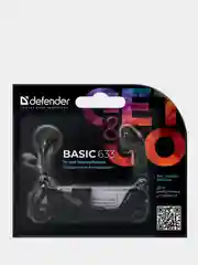 Наушники вкладыши Defender Basic 633 черный