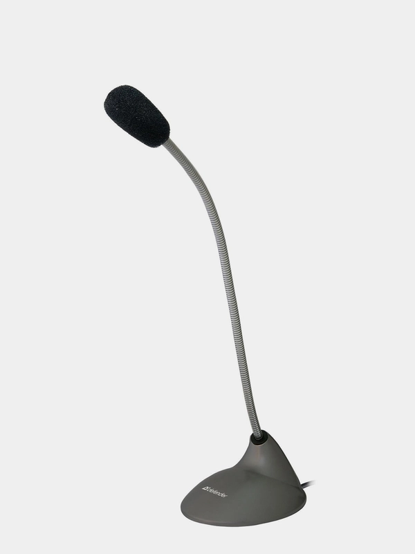 Микрофон компьютерный Defender MIC-111 серый, кабель 1,5 м