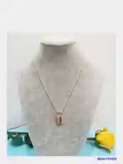 Золотой цепочка с кулоном замок золото / серебро