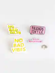 Металлический значок "NO BAD DAYS"