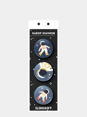 Набор значков Spaceman