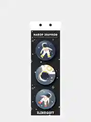 Набор значков Spaceman