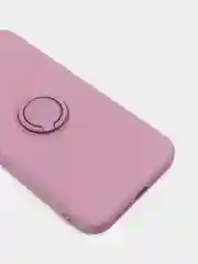 Фуксия чехол силиконовый с кольцом на iPhone 12 Pro mobios
