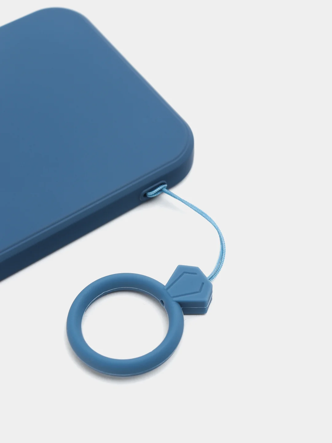 Чехол силиконовый с кольцом на iPhone 12 mini mobios