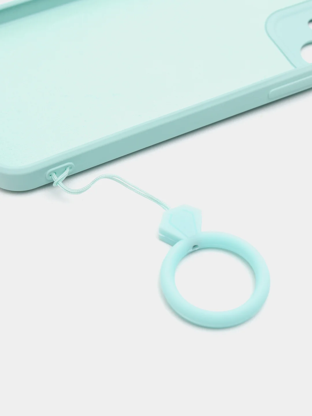 Чехол силиконовый с кольцом на iPhone 12 mini mobios