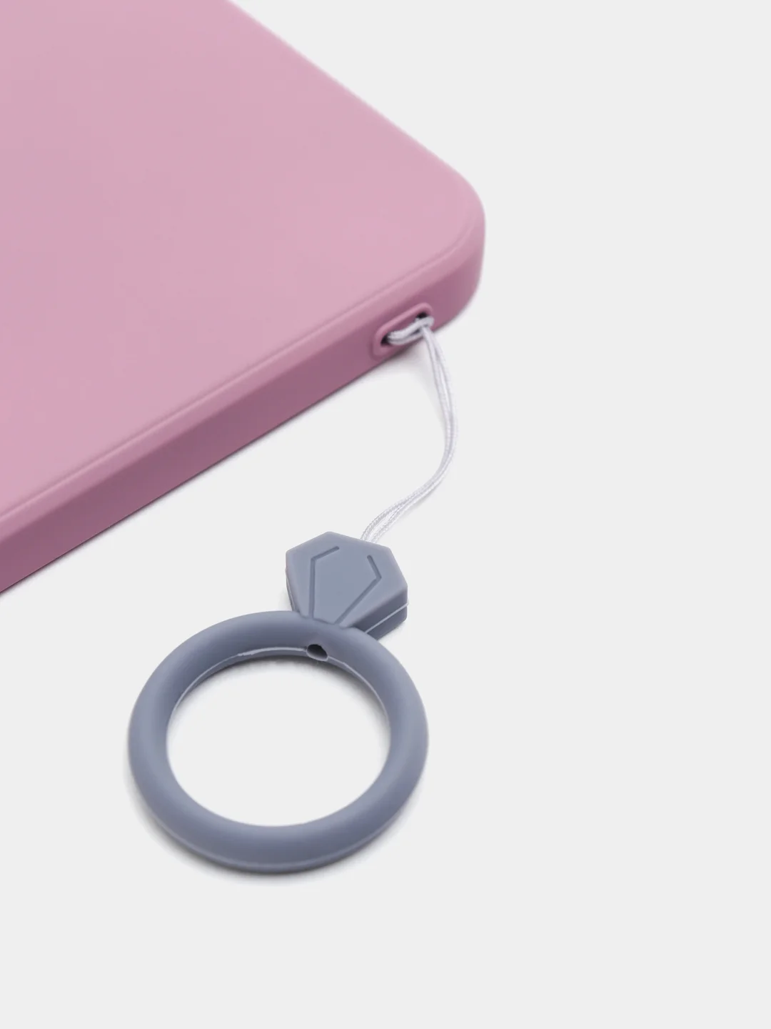 Чехол силиконовый с кольцом на iPhone 12 mini mobios