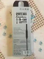 Наушники Stereo Earphone D21 вакуумные с микрофоном