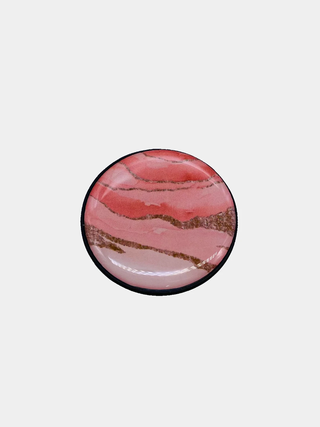 Розовый попсокет Popsocket, акрил подставка держатель телефона наушников Яркие краски золото волны