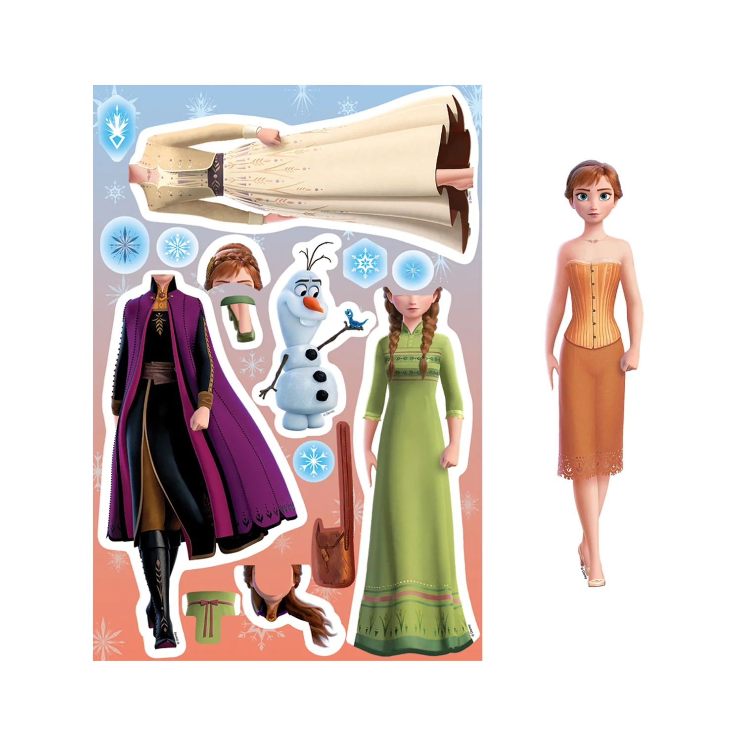 Магнитная игра "Холодное сердце 2 " с маркировкой Disney (дизайн 2)