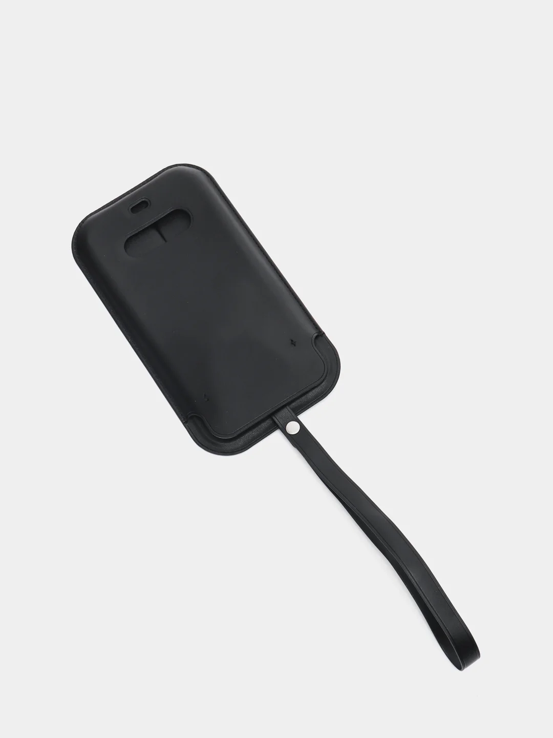 Черный чехол-конверт MagSafe из эко-кожи iPhone 12 и iPhone 12 Pro