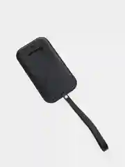 Черный чехол-конверт MagSafe из эко-кожи iPhone 12 и iPhone 12 Pro