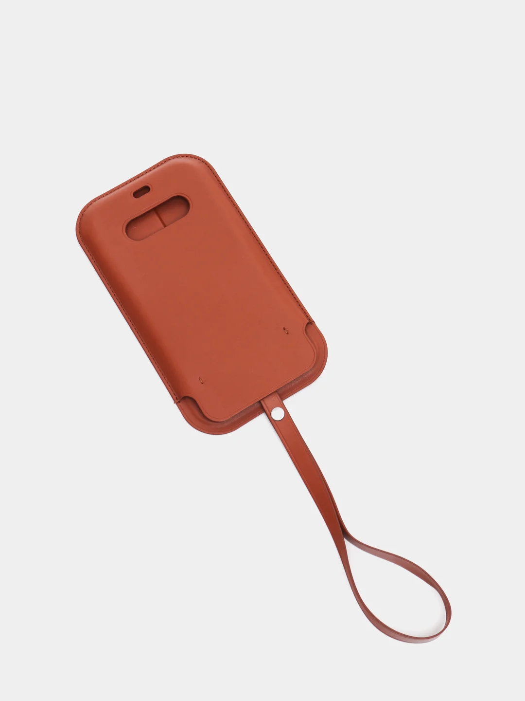 Терракотовый чехол-конверт MagSafe из эко-кожи iPhone 12 и iPhone 12 Pro