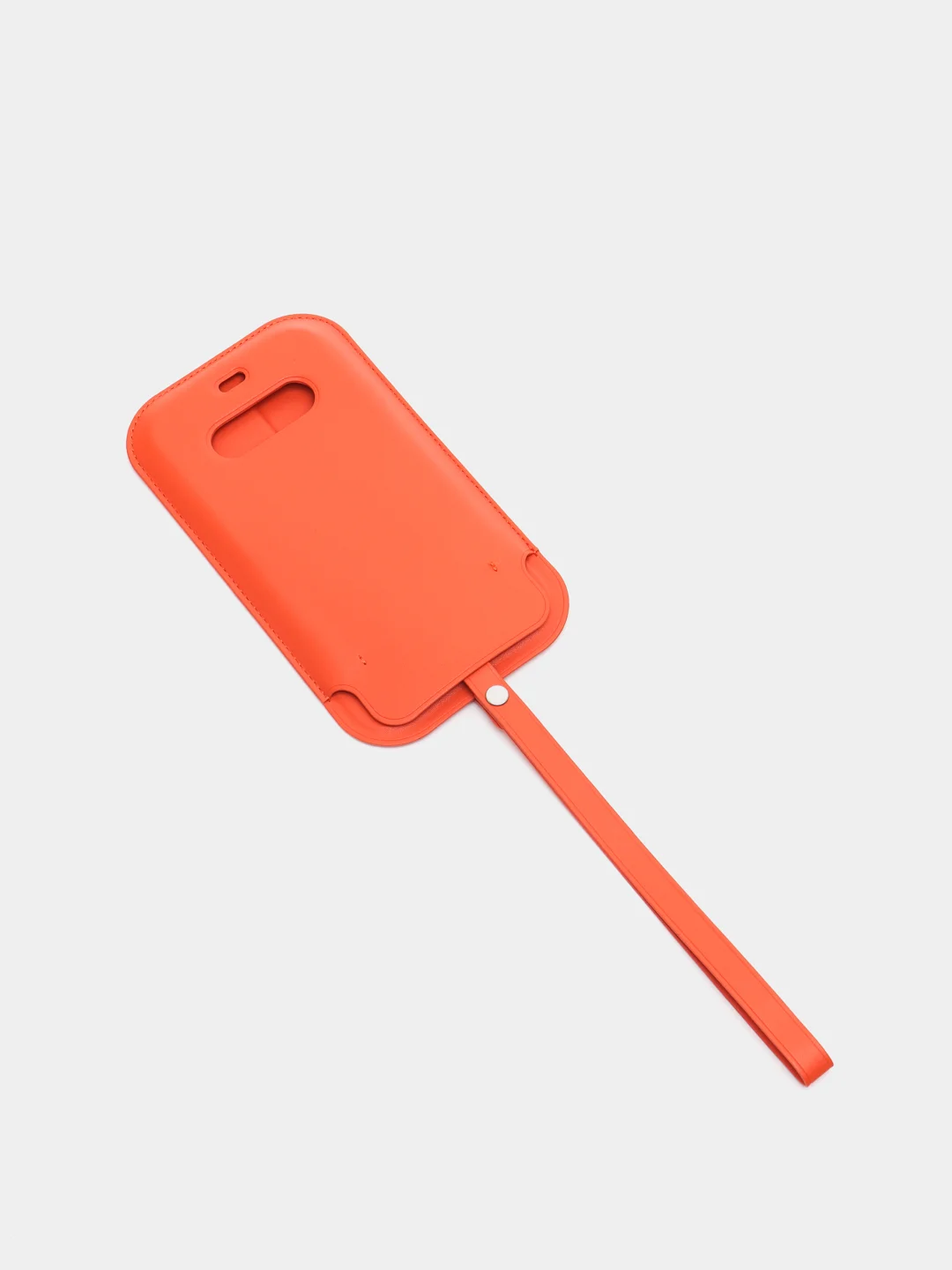 Оранжевый чехол-конверт MagSafe из эко-кожи iPhone 12 Pro Max