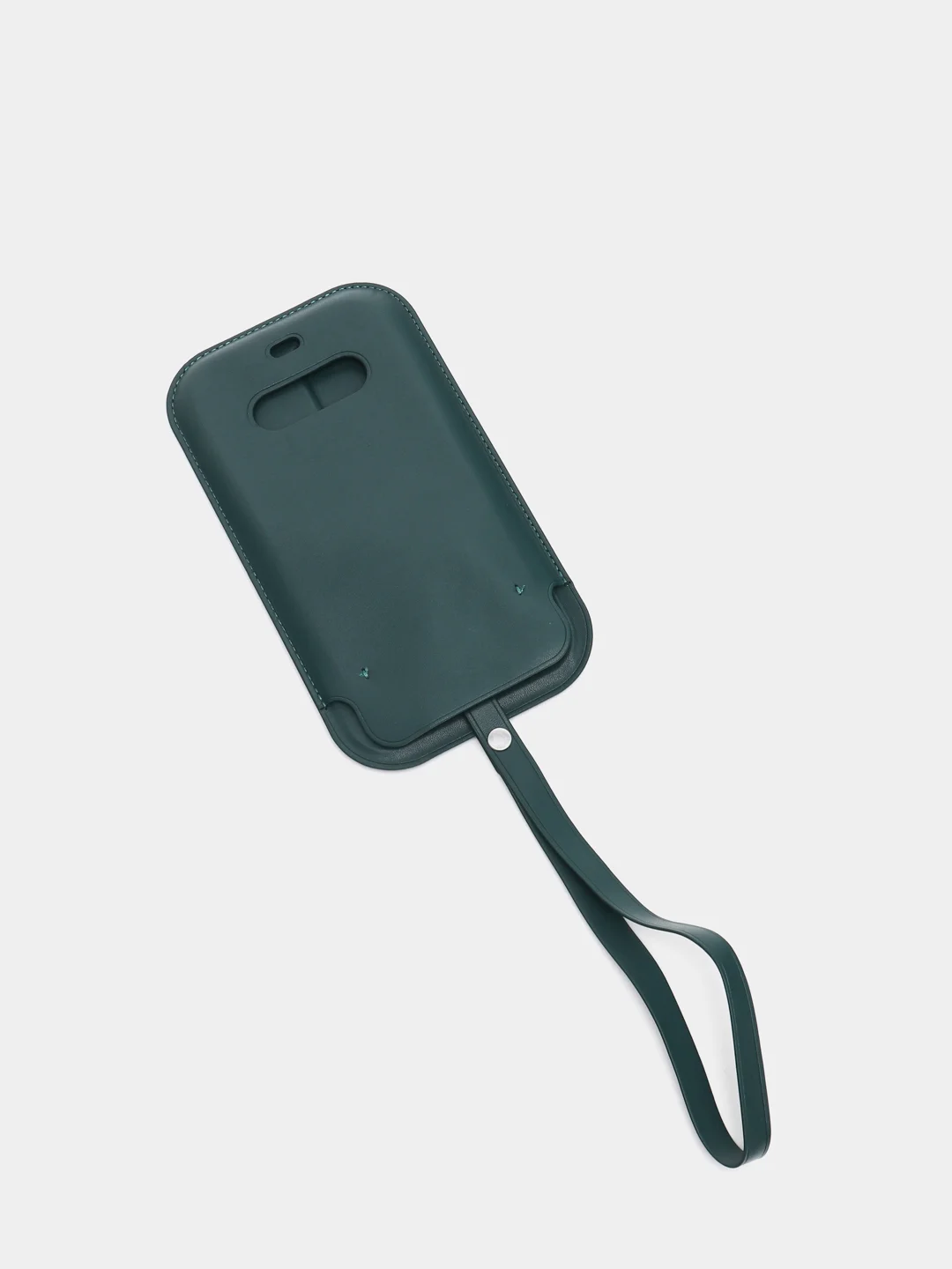 Зеленый чехол-конверт MagSafe из эко-кожи iPhone 12 и iPhone 12 Pro