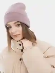Коралловый шапка женская двухслойная весна-осень, разные цвета