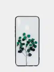 Зеленый чехол Honor 8X с принтами