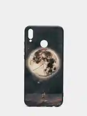 Серый чехол Honor 8X с принтами