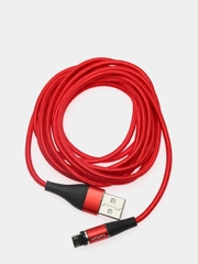 Кабель магнитный Twitch 2,4 А+, Micro, Type-C, Lightning, 2 м