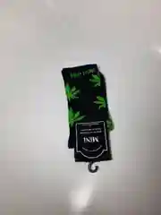 Черный носки с принтом
