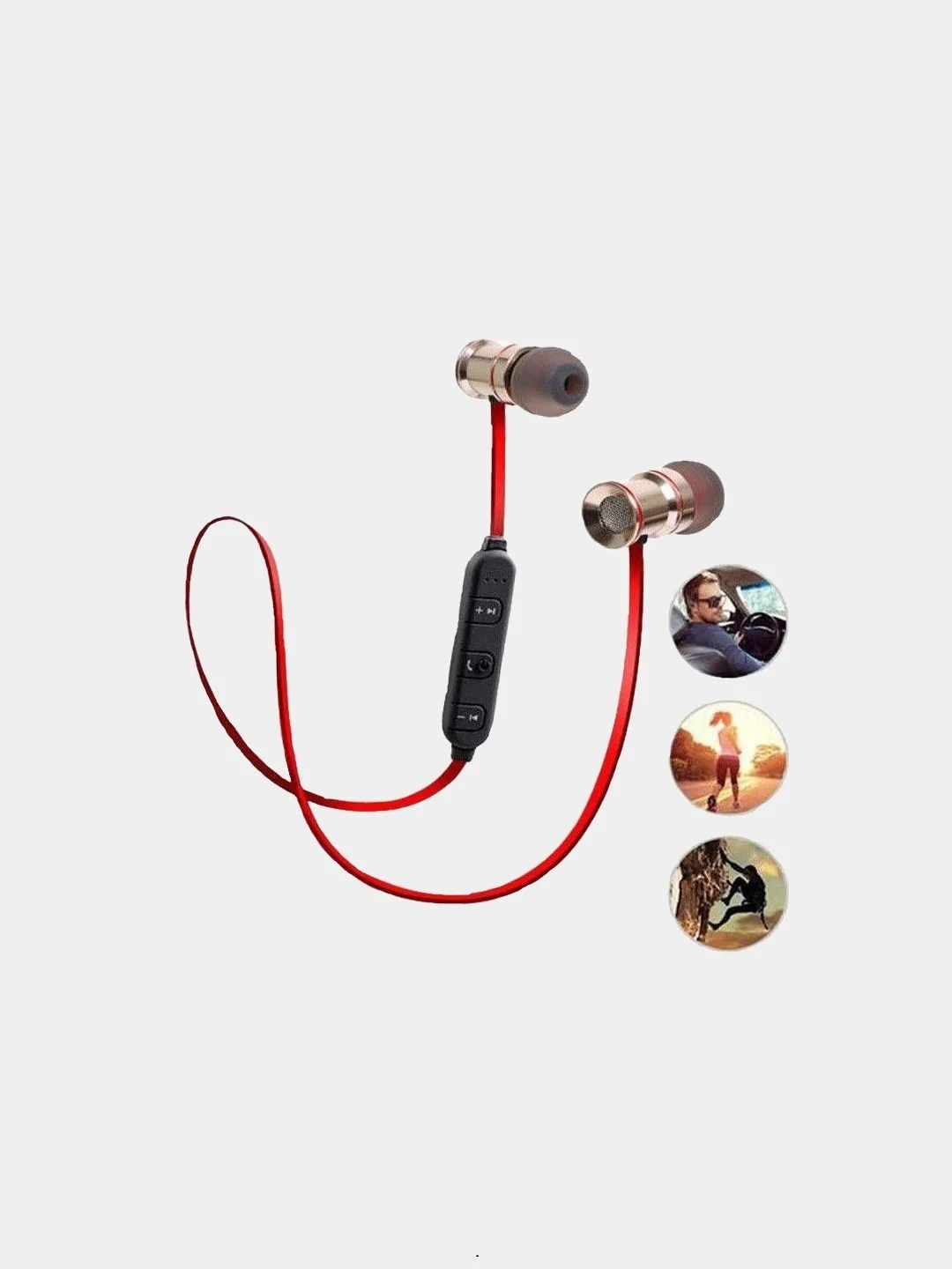 Черный беспроводные наушники Sports Bluetooth