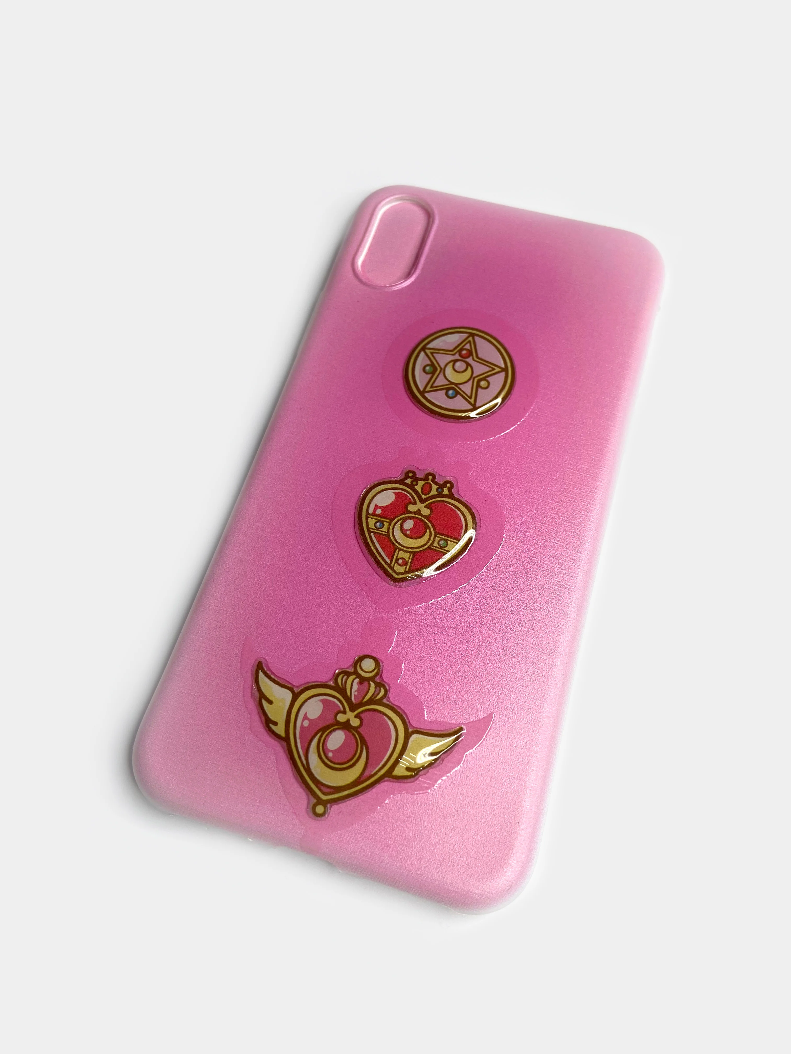 Фуксия чехол для iPhone X/XS с принтом Sailor Moon