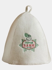 Шапка банная "Герой бани"
