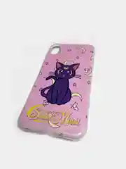 Розовый чехол с принтом "Sailor Moon" для iPhone XR