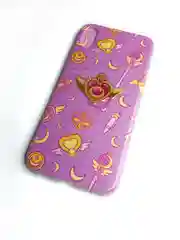 Пурпурный чехол с принтом "Sailor Moon" для iPhone XR