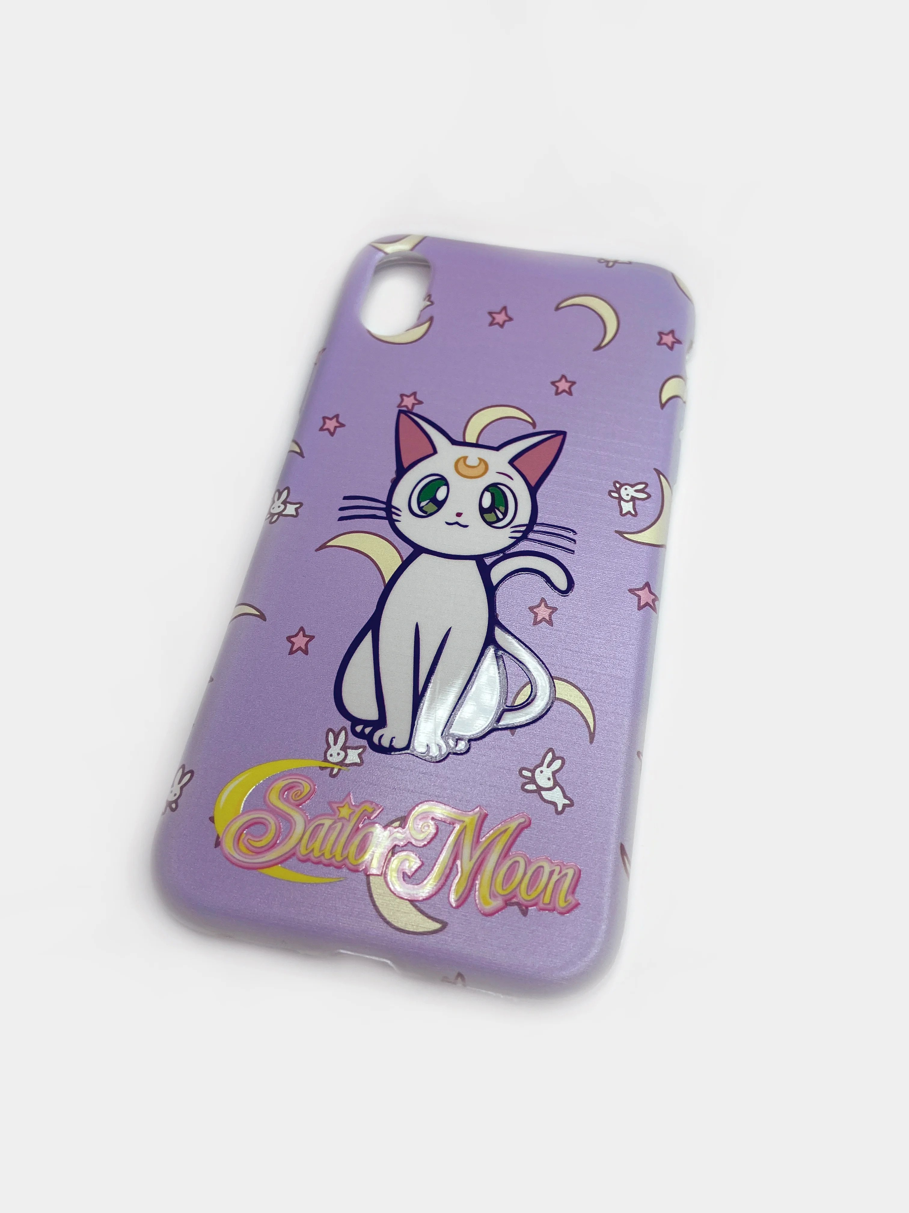 Лавандовый чехол с принтом "Sailor Moon" для iPhone XR