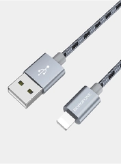 USB Кабель Borofone BX24 USB Lightning 1.0м 2.4A плетенный