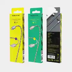 USB Кабель Borofone BX24 USB Lightning 1.0м 2.4A плетенный