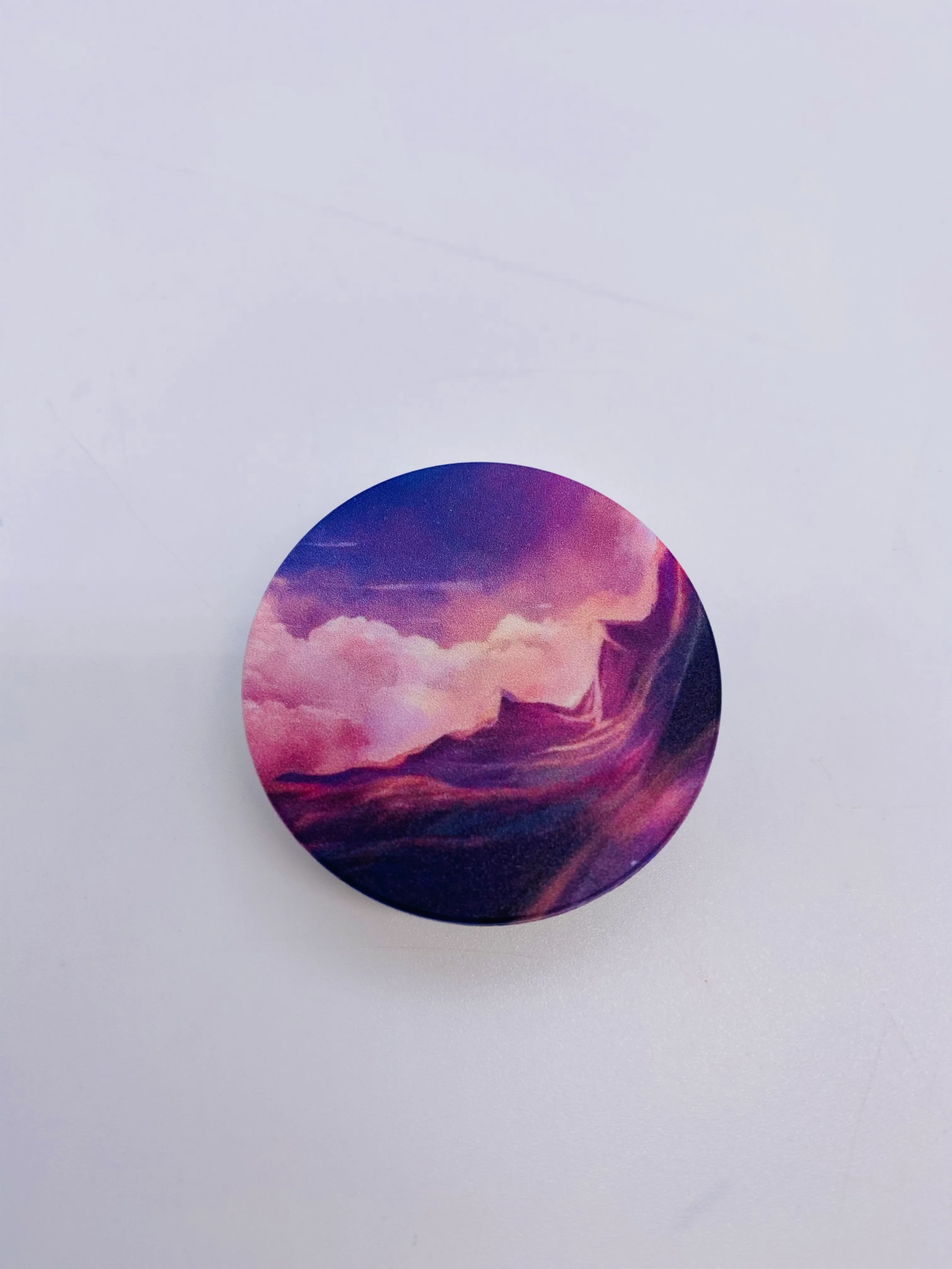 Ледяной попсокет Popsocket держатель для телефона и наушников, космос луна месяц свет небо звезда