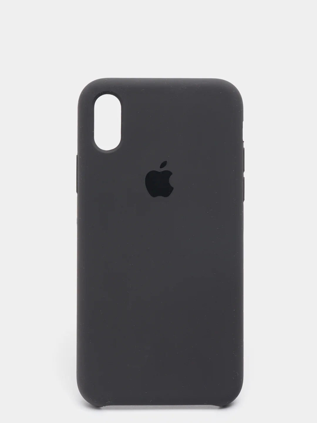 Угольный чехол Silicone Case для iPhone XS