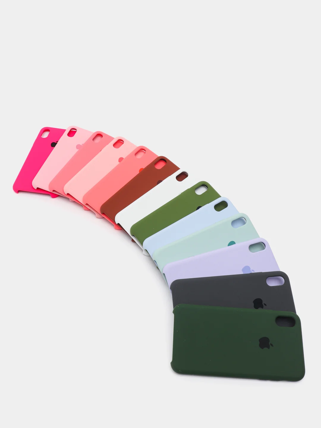 Багровый чехол Silicone Case для iPhone X/XS