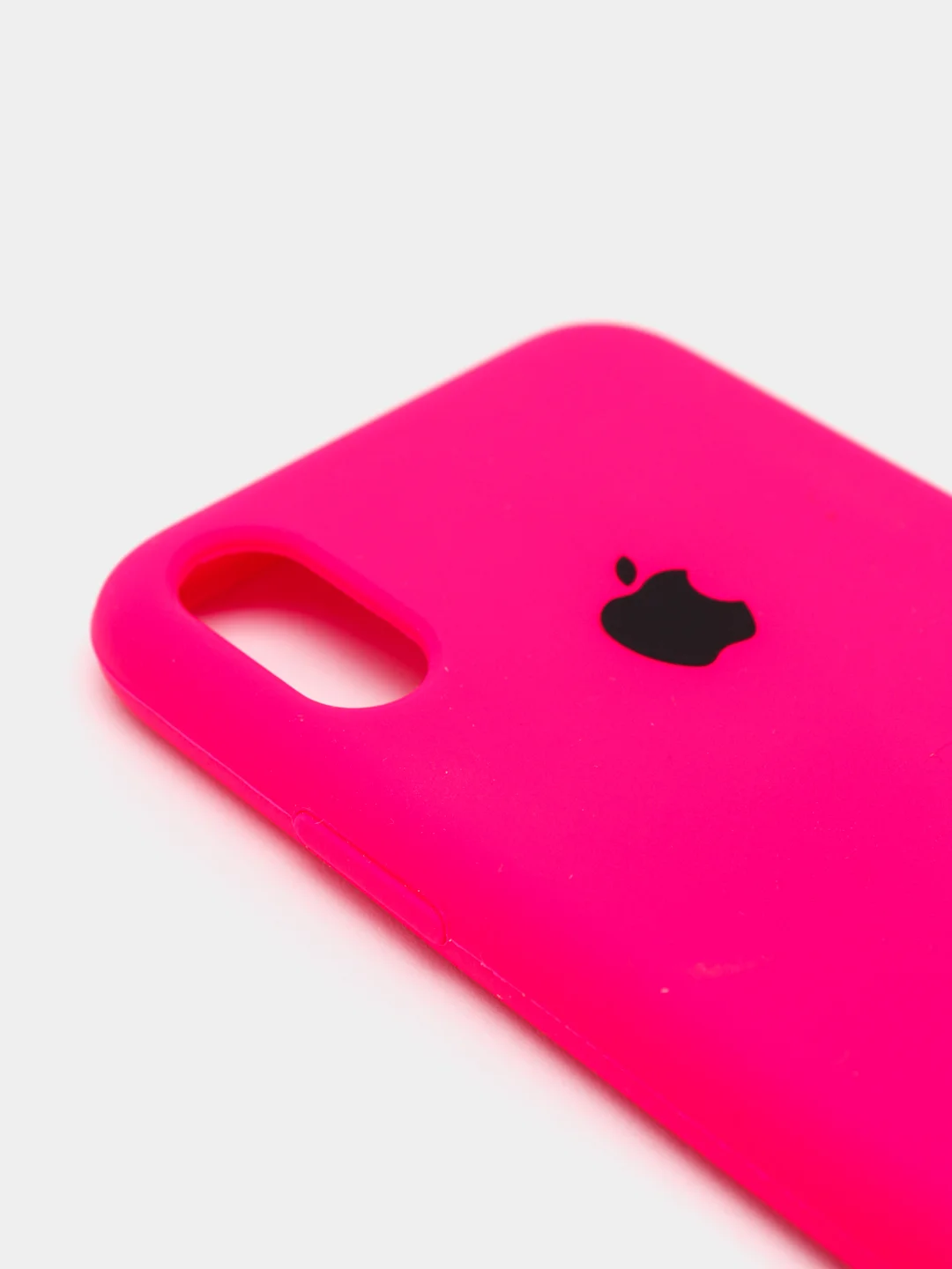 Багровый чехол Silicone Case для iPhone X/XS