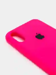 Багровый чехол Silicone Case для iPhone X/XS