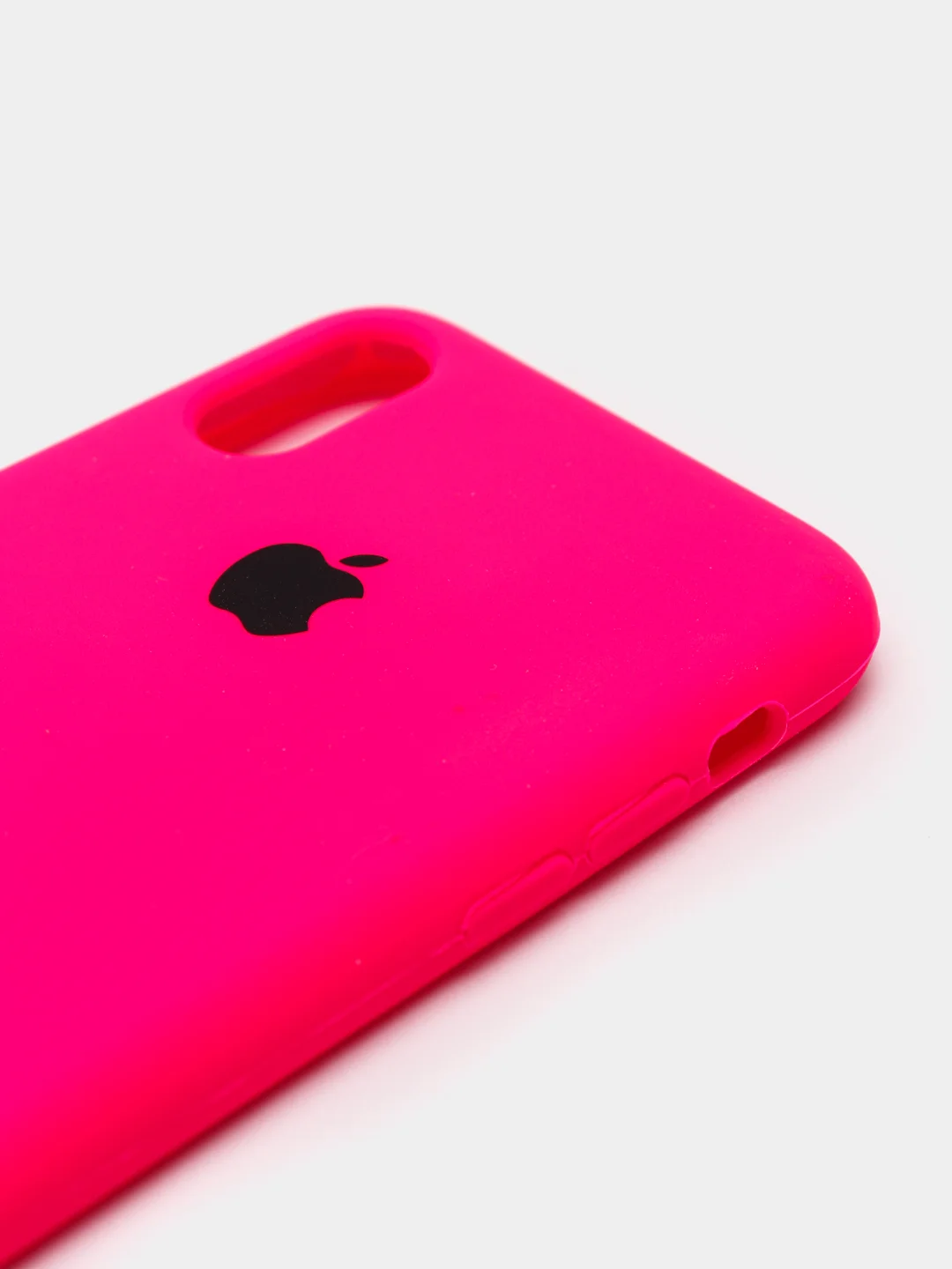 Багровый чехол Silicone Case для iPhone X/XS