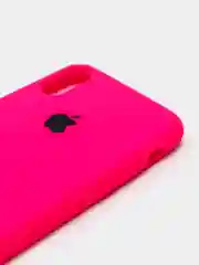 Багровый чехол Silicone Case для iPhone X/XS