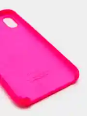 Багровый чехол Silicone Case для iPhone X/XS