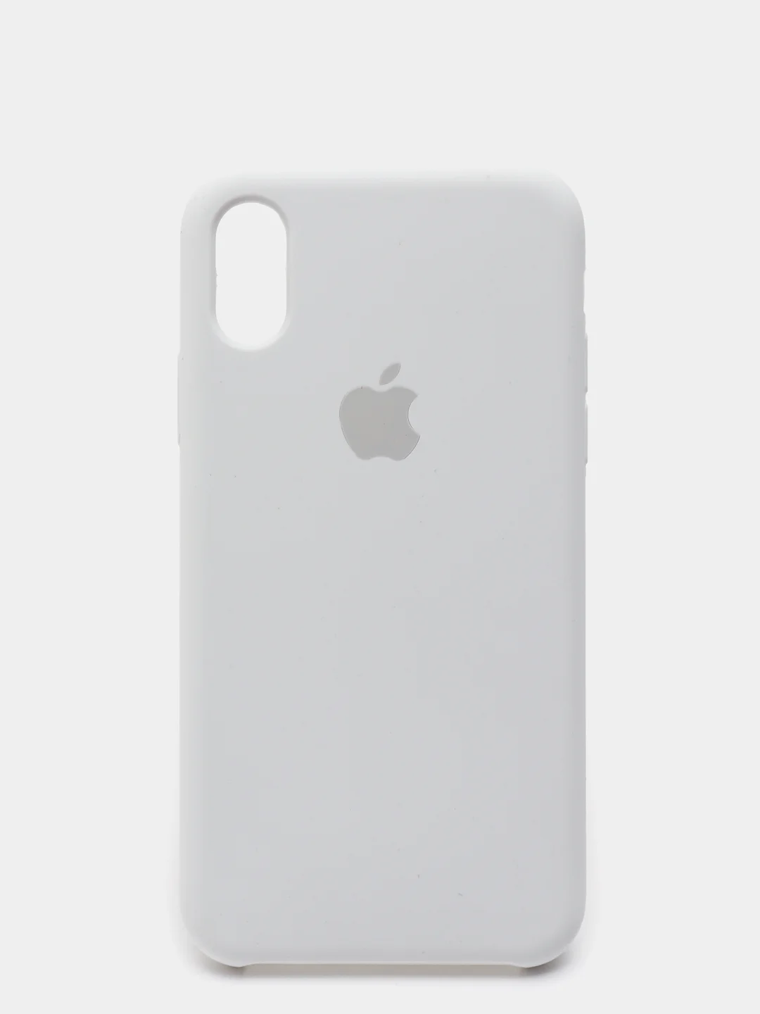 Белый чехол Silicone Case для iPhone X/XS