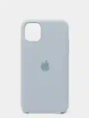 Серебряный чехол Silicone Case для iPhone 11