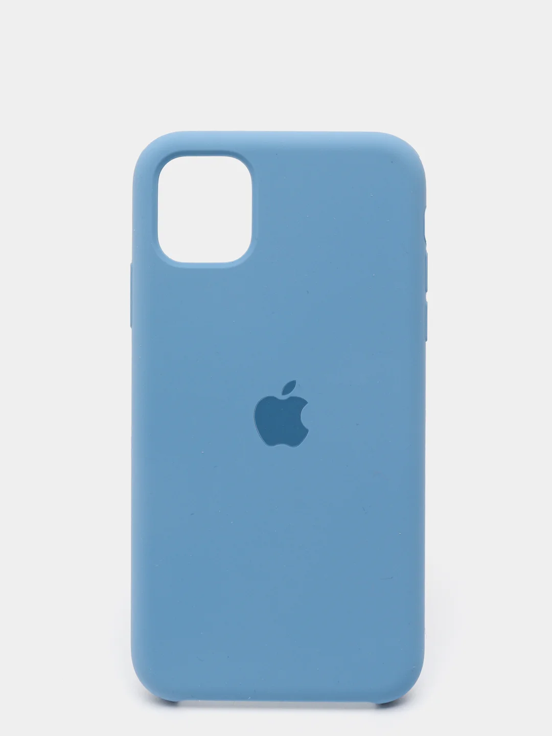 Голубой чехол Silicone Case для iPhone 11